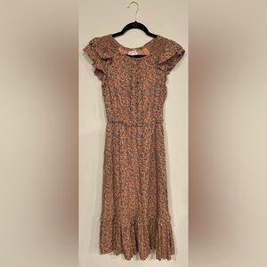 Floral Peasant Style Dress